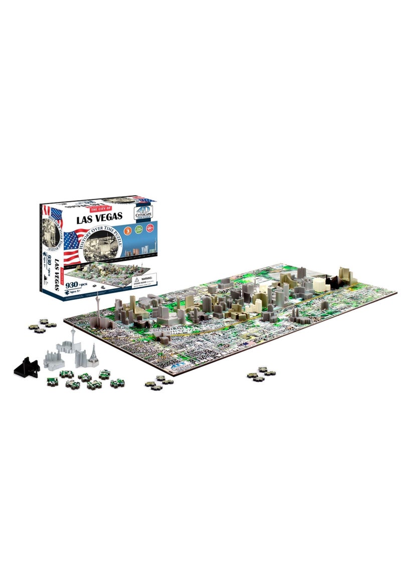 4D Cityscape Las Vegas Puzzle - Image 1